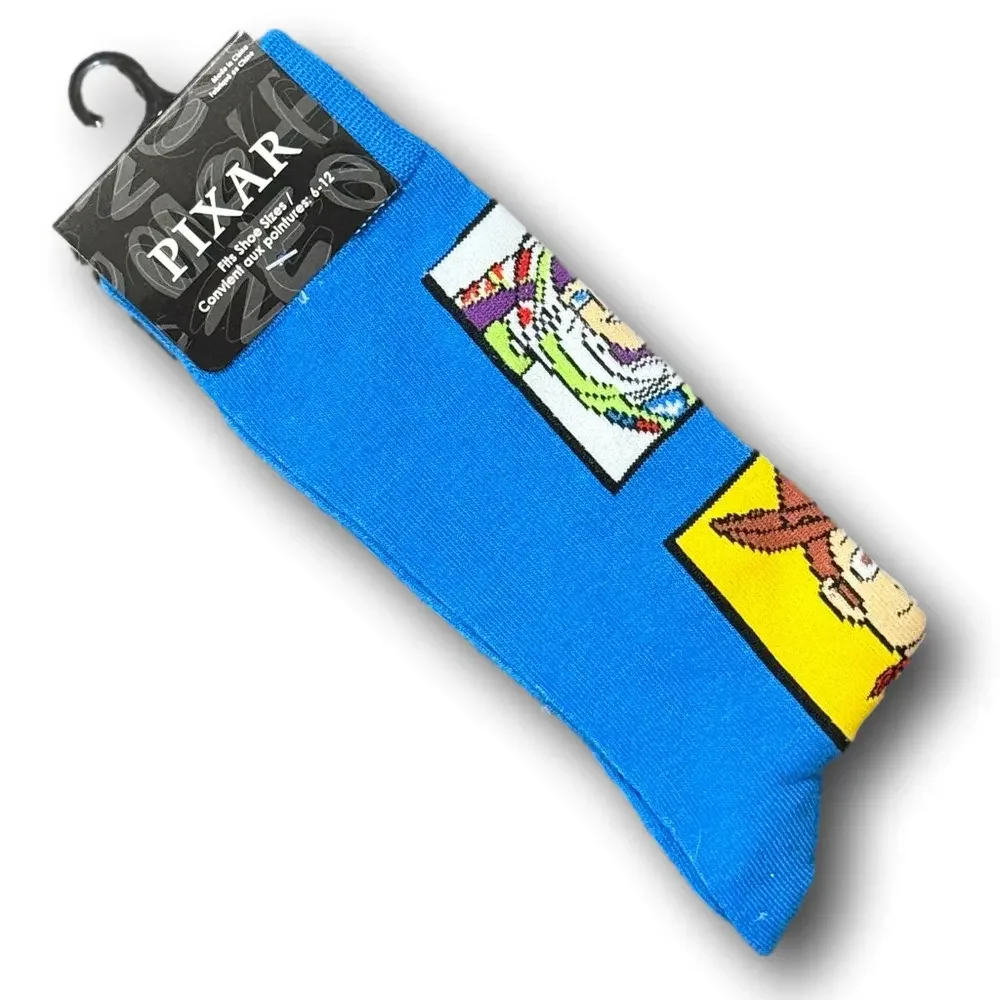 3/$20 Toy Story Woody, Buzz Lightyear, & Alien Pixar Funny Crew Socks - NWT